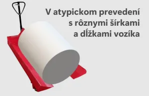 Paletový vozík na rolky RT3000