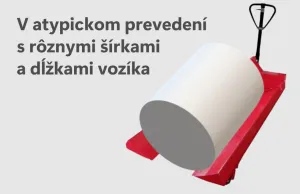 Paletový vozík na rolky RT2300