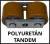 Polyuretán tandem